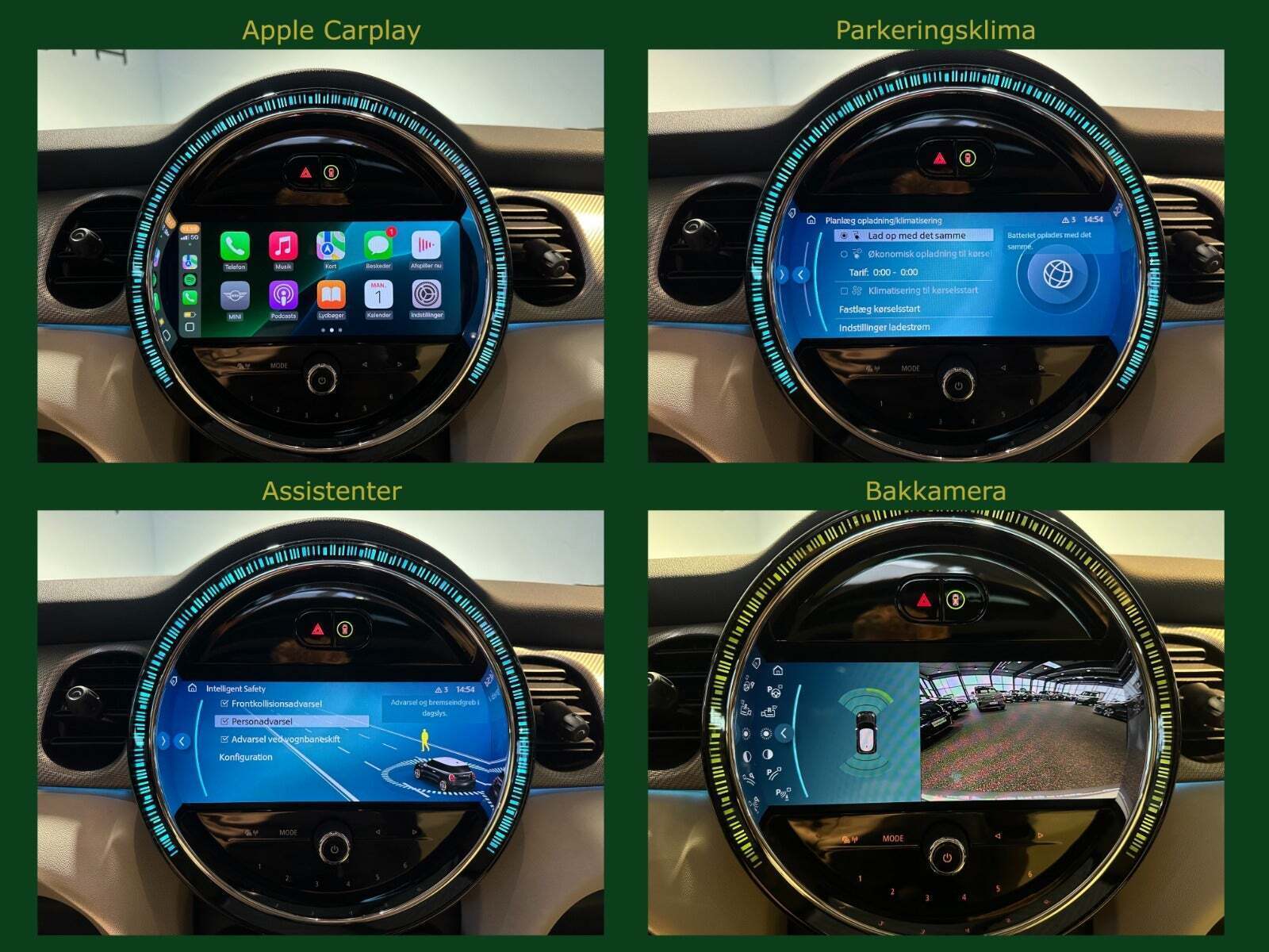 Sølv Mini Cooper SE fra 2023