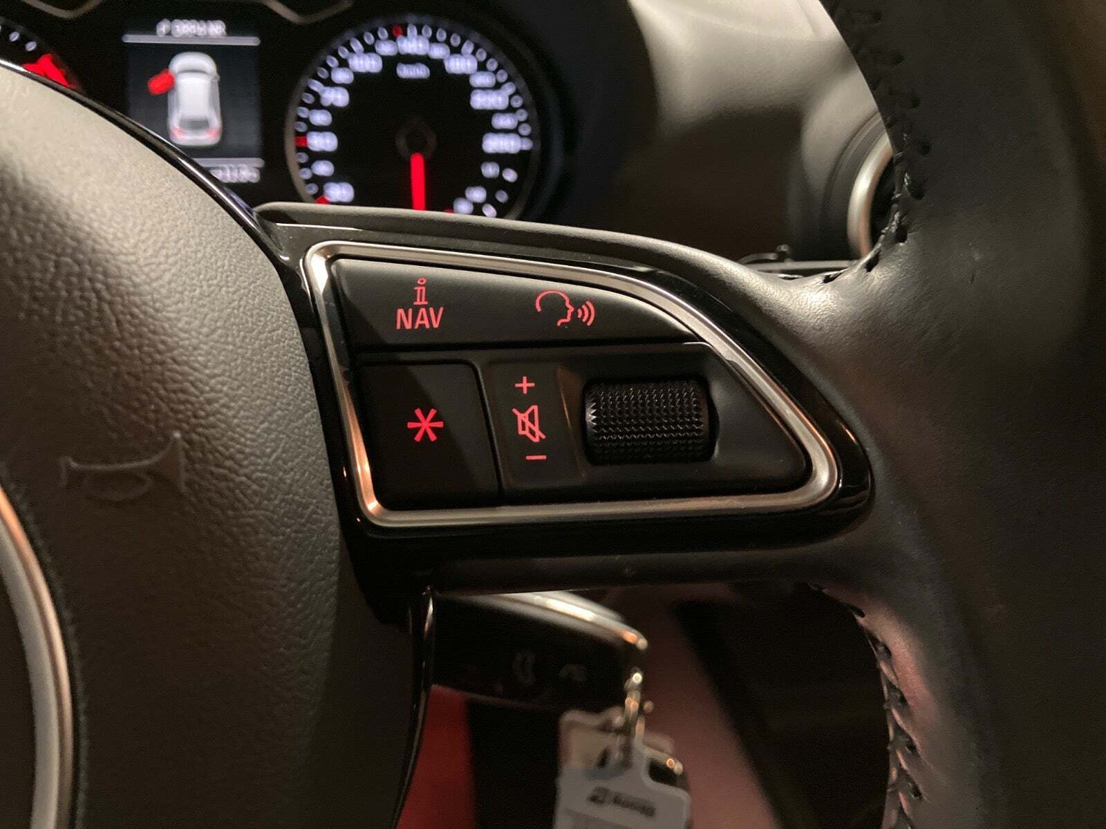 Grå Audi A3 fra 2014