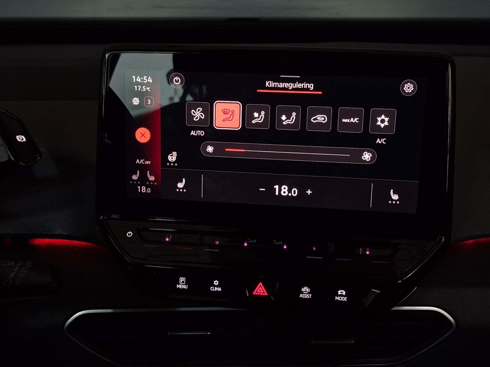 Blå VW ID.3 fra 2021