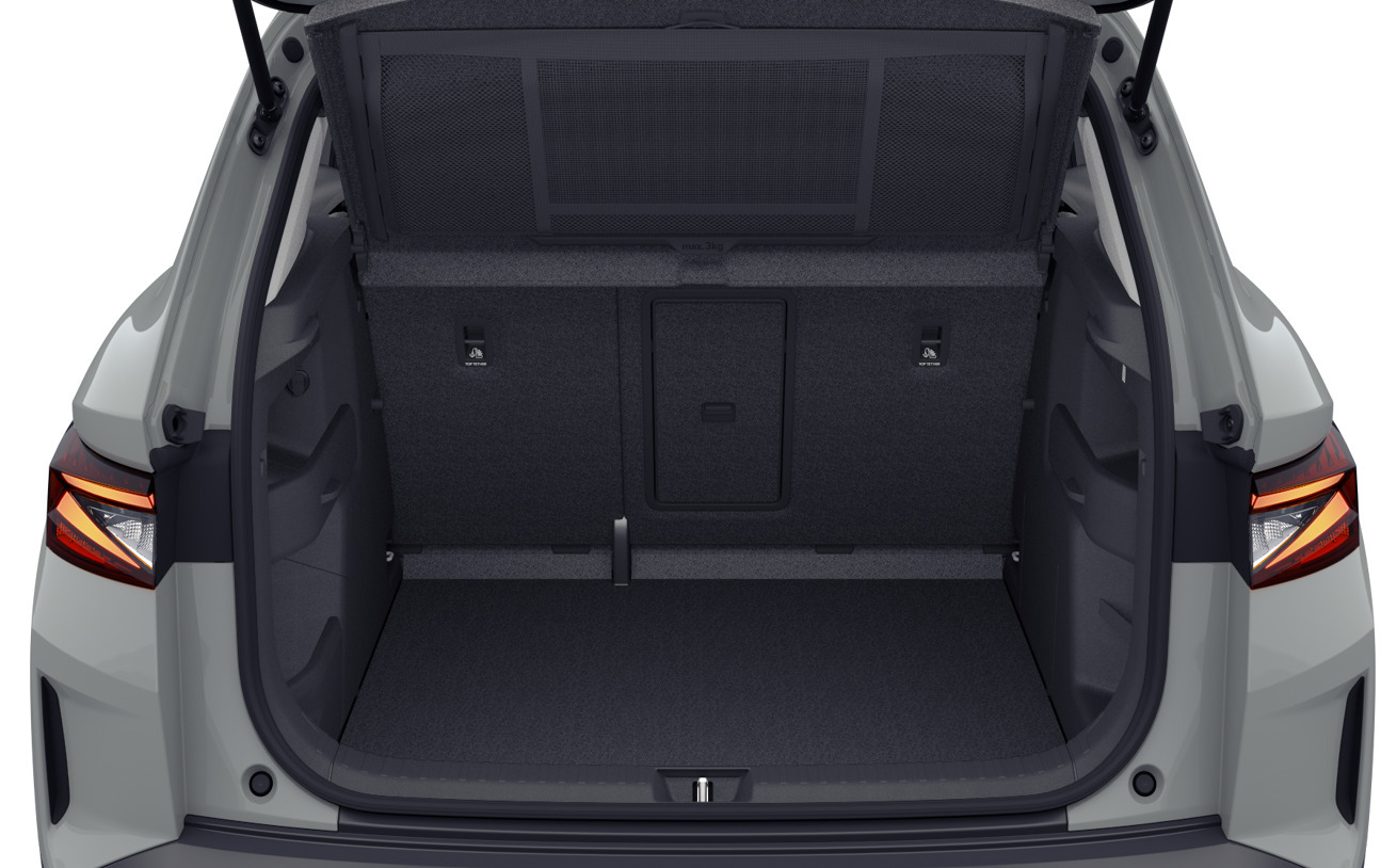 Grå Skoda Elroq fra 2026