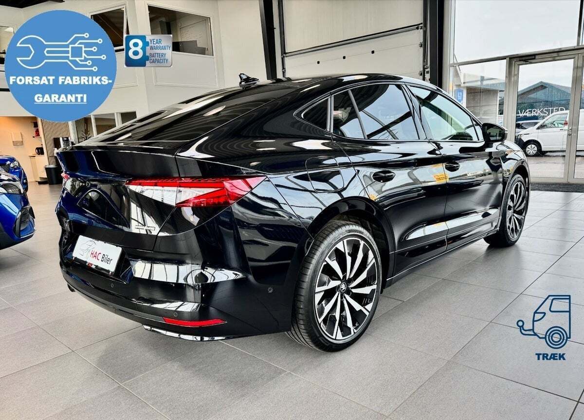 Sort Skoda Enyaq fra 2026