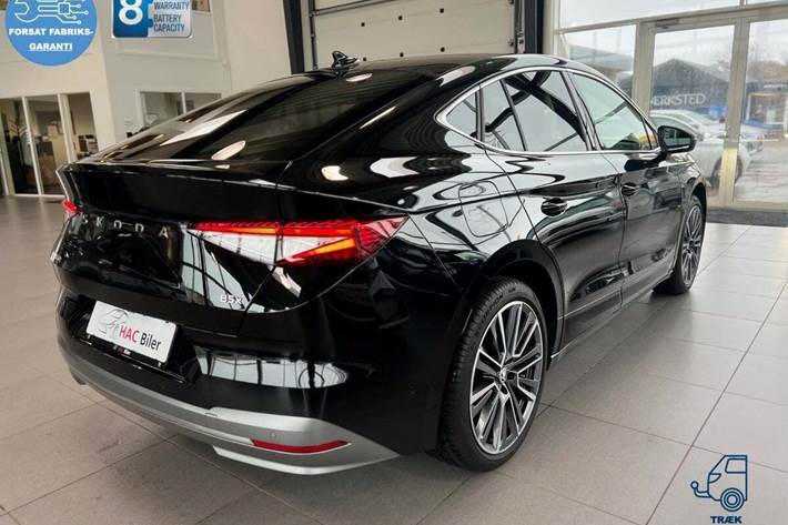 Sort Skoda Enyaq fra 2025