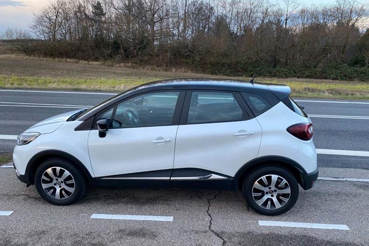 Hvid Renault Captur fra 2018