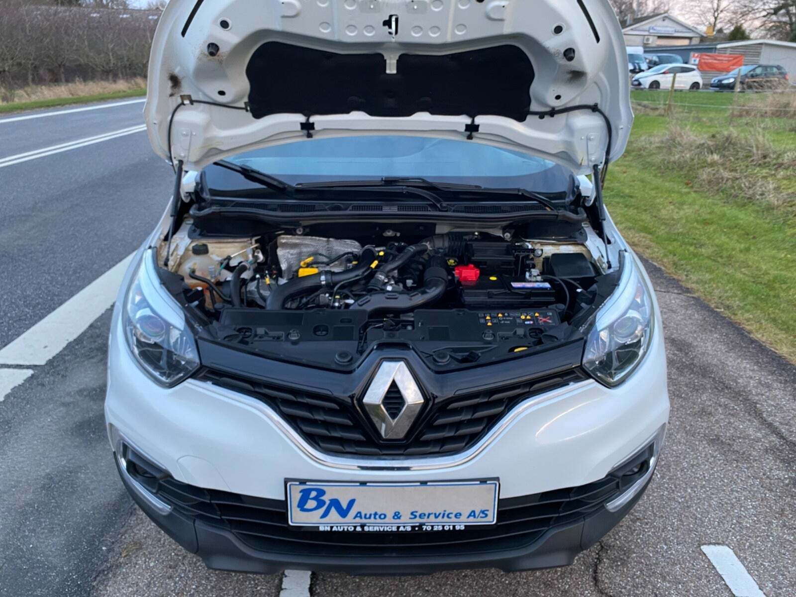 Hvid Renault Captur fra 2018