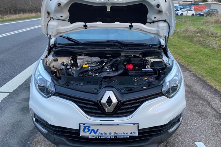 Hvid Renault Captur fra 2018
