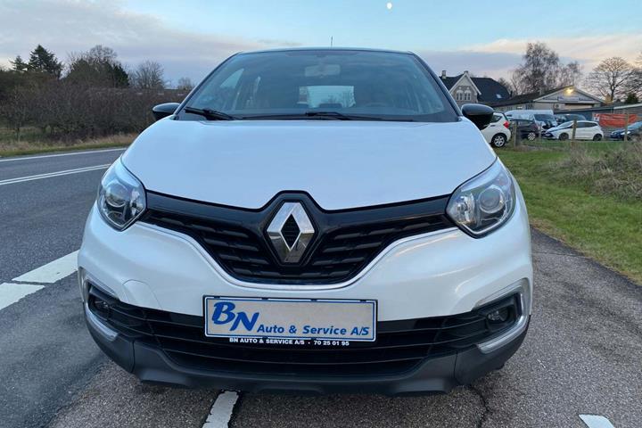 Hvid Renault Captur fra 2018