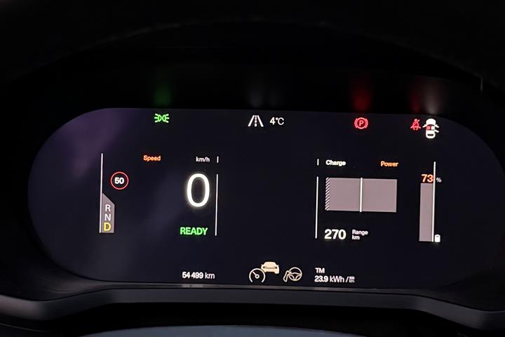 Grå Polestar 2 fra 2021