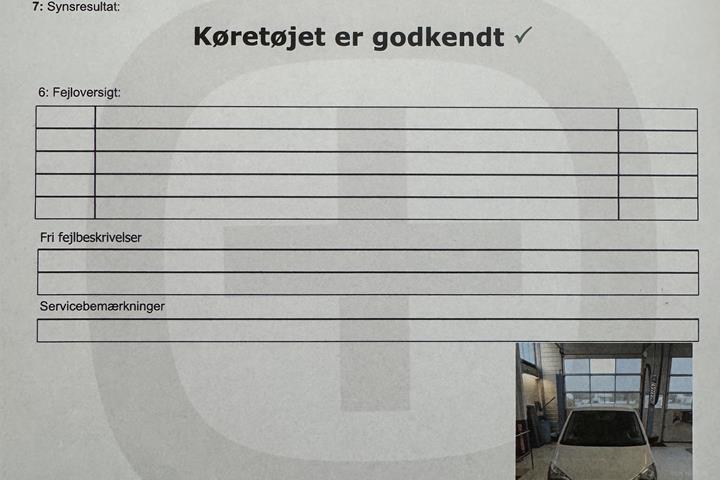 Hvid Seat Mii fra 2012