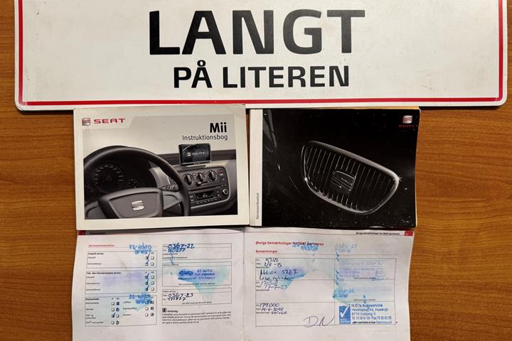 Hvid Seat Mii fra 2012