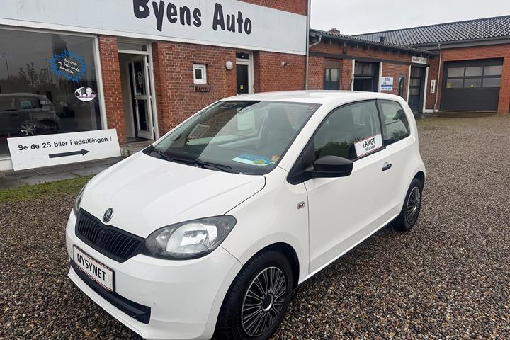 Hvid Skoda Citigo fra 2012