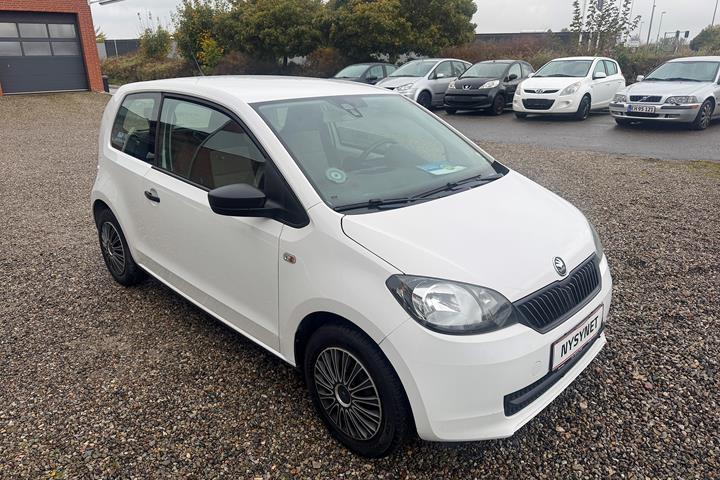 Hvid Skoda Citigo fra 2012