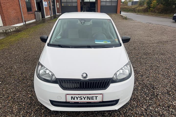 Hvid Skoda Citigo fra 2012