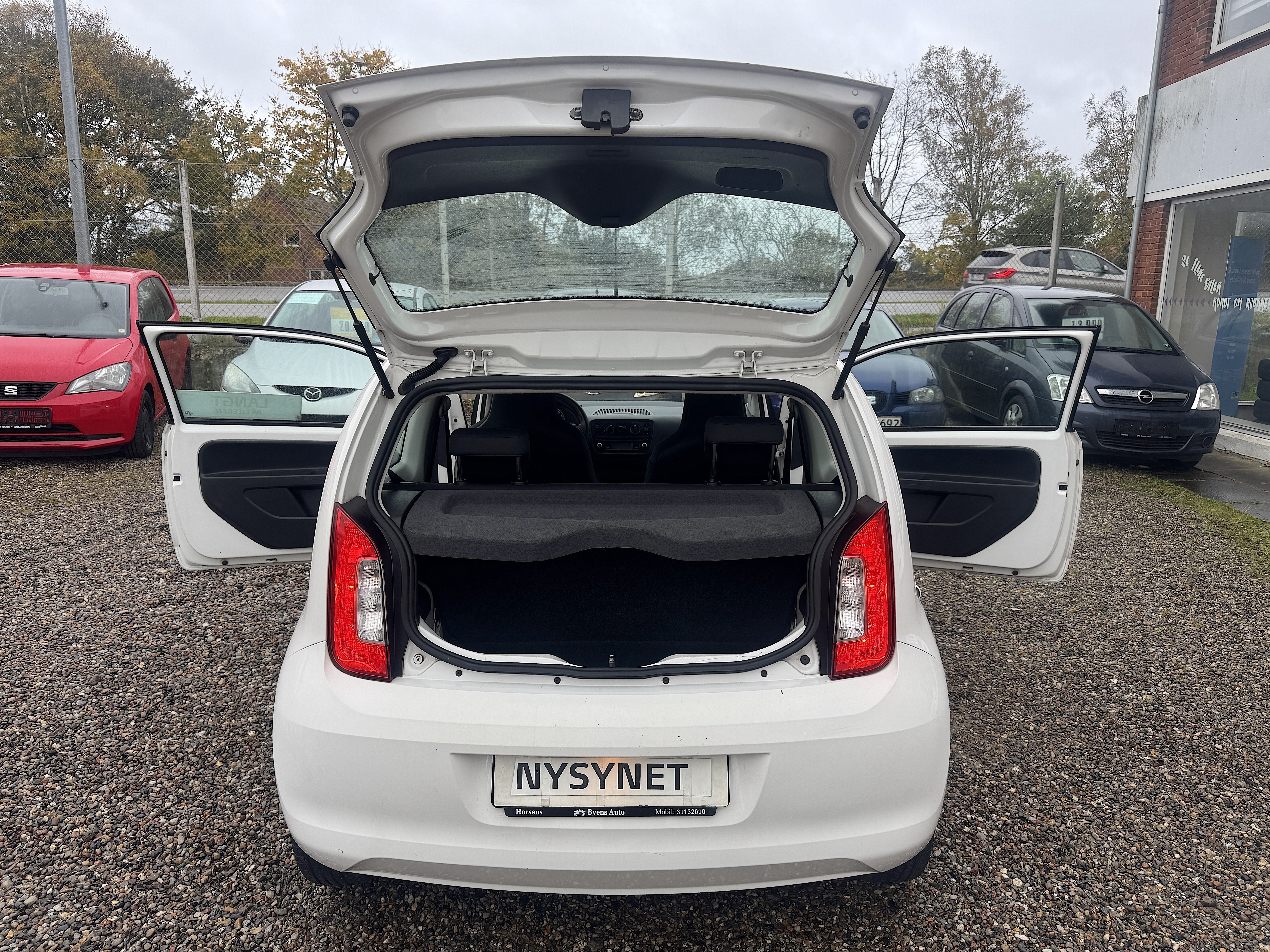 Hvid Skoda Citigo fra 2012