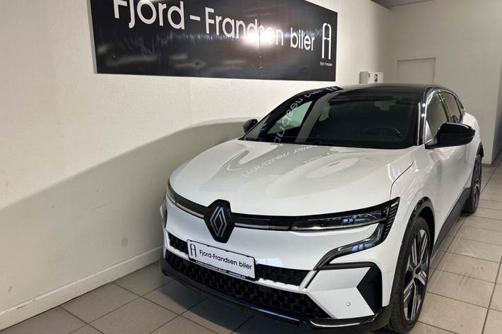 Hvid Renault Megane E-Tech fra 2025