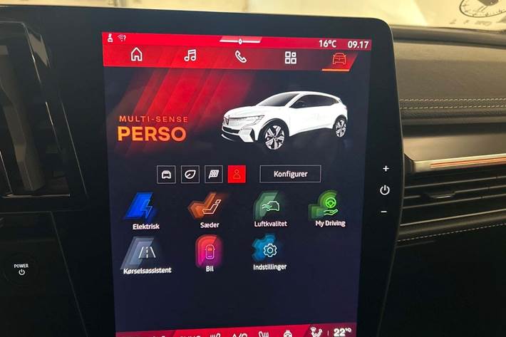 Hvid Renault Megane E-Tech fra 2025