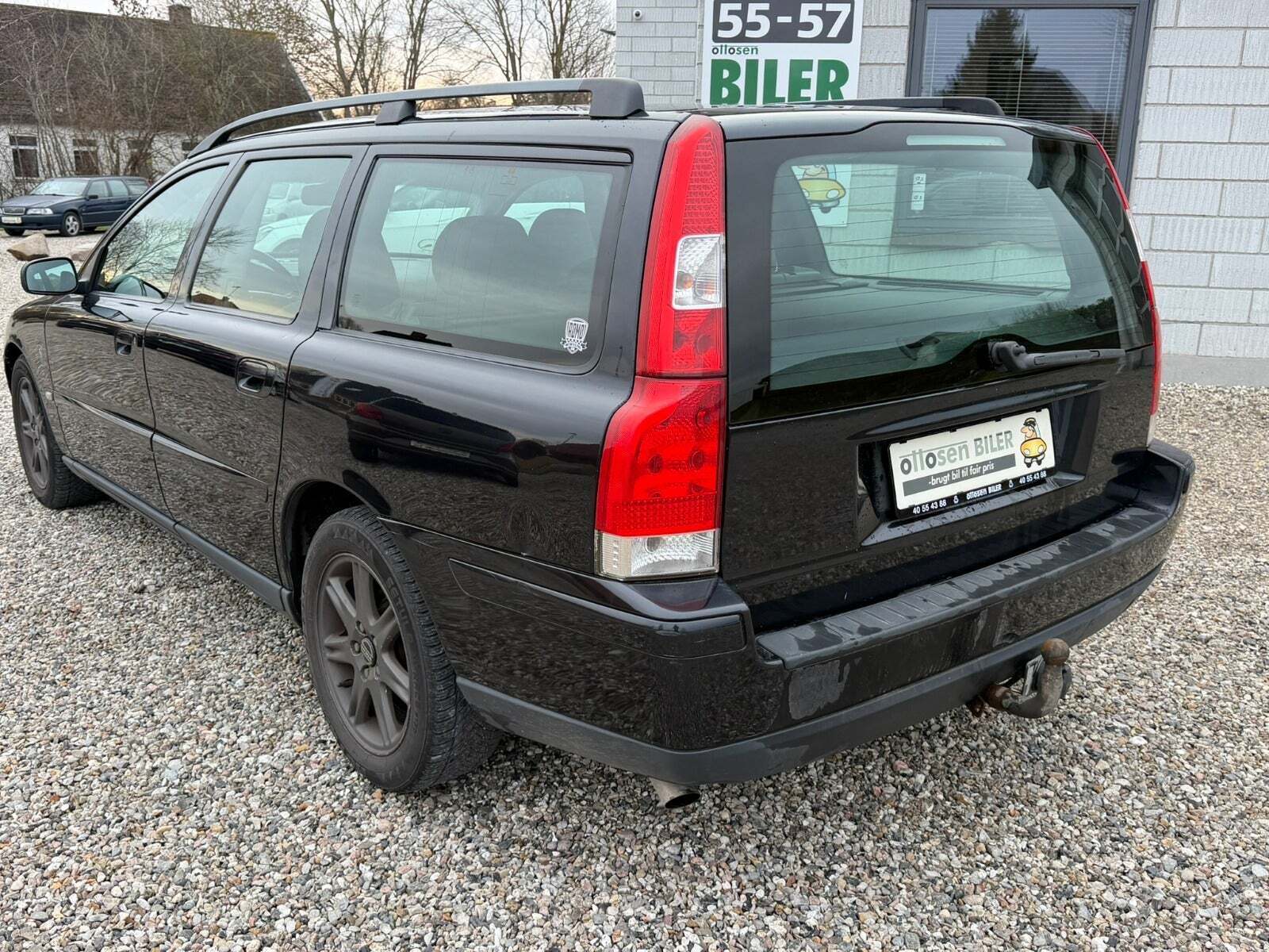 Sort Volvo V70 fra 2006
