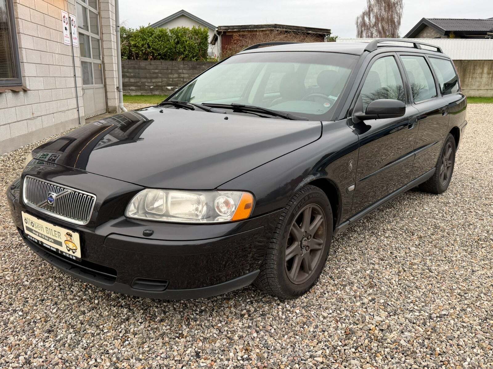 Sort Volvo V70 fra 2006