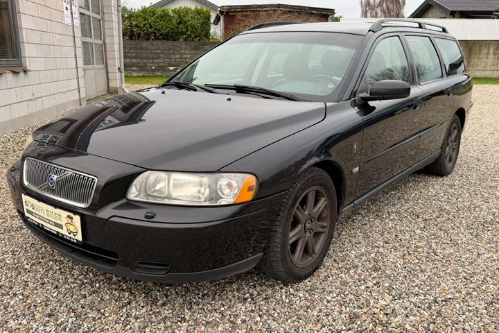 Sort Volvo V70 fra 2006