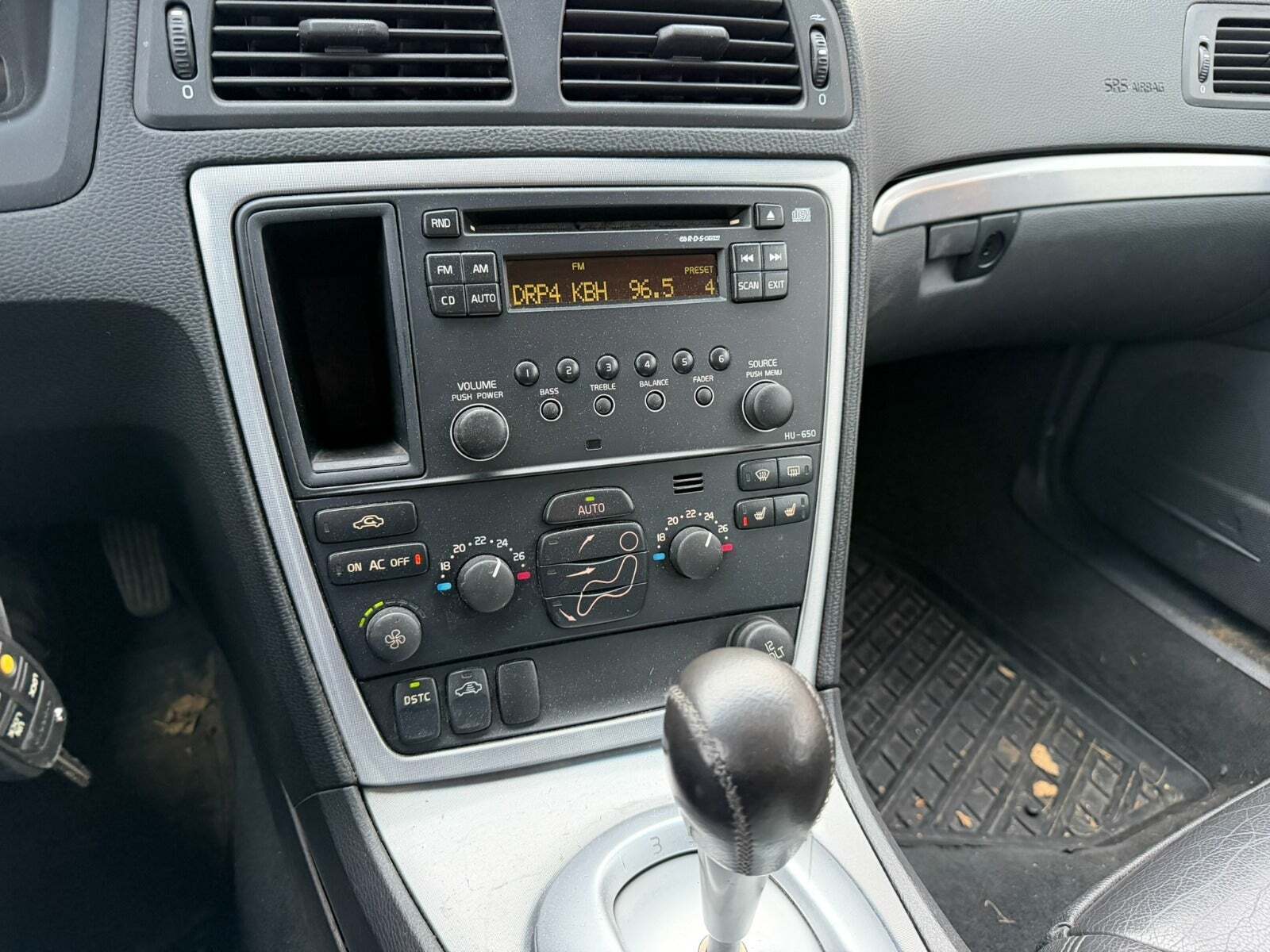 Sort Volvo V70 fra 2006