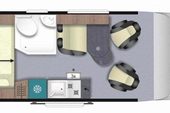 Grå Fiat Ducato fra 2022