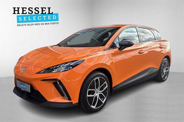 Orange MG 4 fra 2024 set udefra