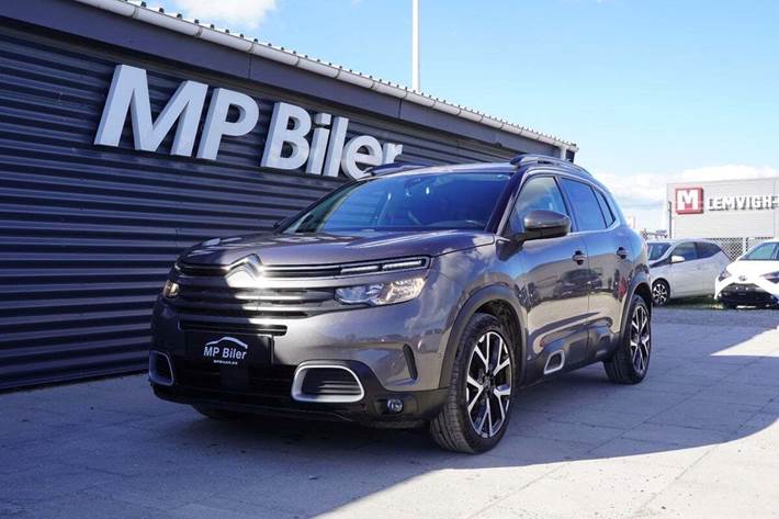 Grå Citroën C5 Aircross fra 2019 set udefra
