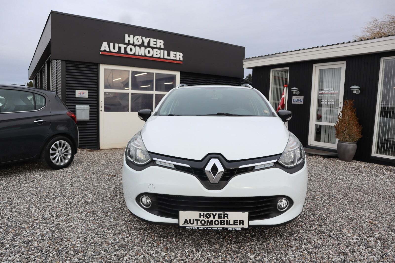 Hvid Renault Clio IV fra 2015