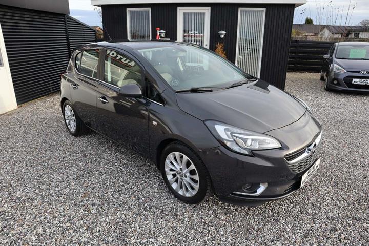 Grå Opel Corsa fra 2016