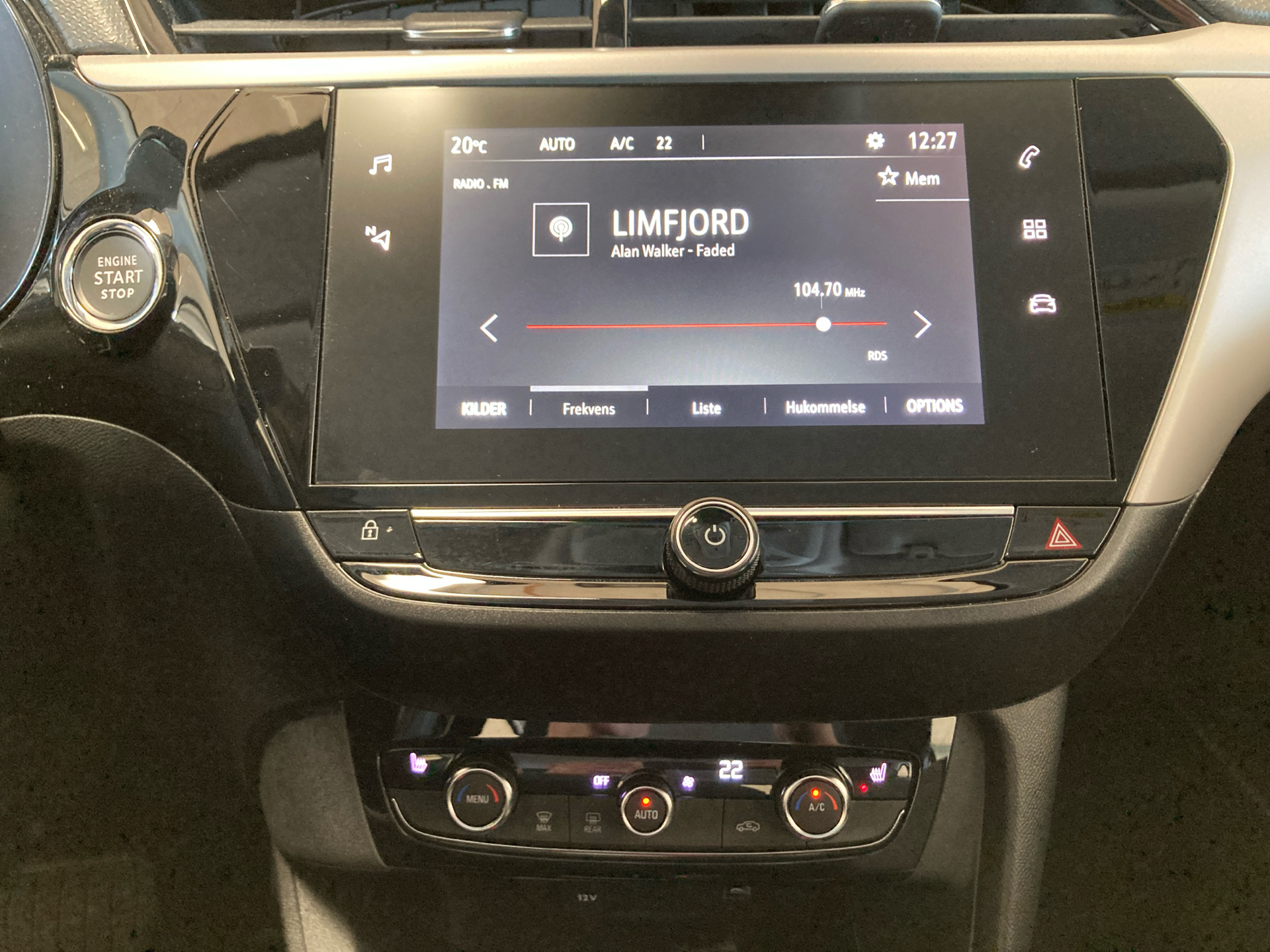 Sort Opel Corsa-e fra 2023