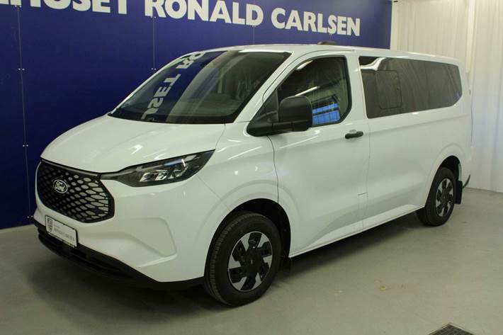 Hvid Ford E-Transit Custom Kombi 340S fra 2025