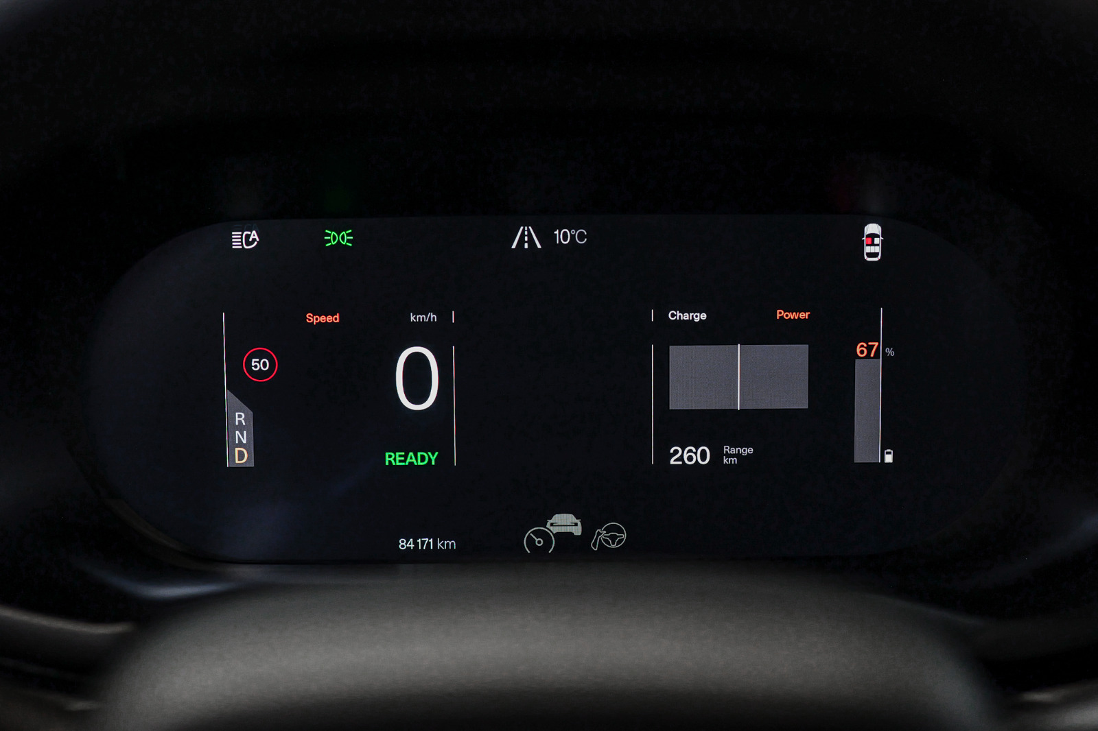 Hvid Polestar 2 fra 2021