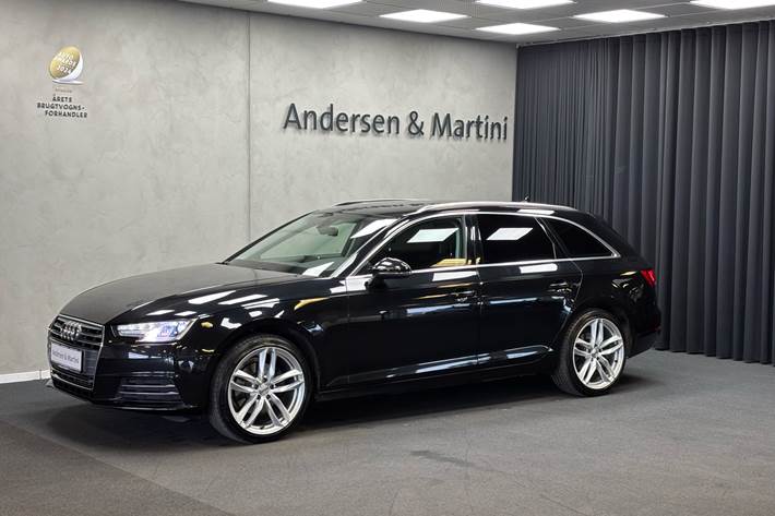 Sort Audi A4 fra 2017