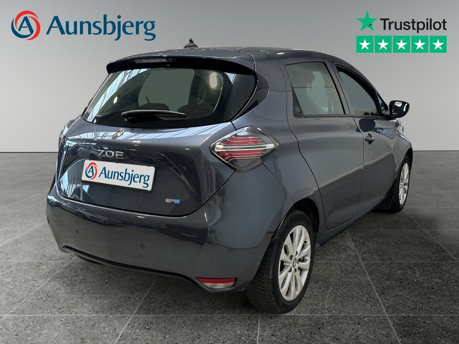 Grå Renault Zoe fra 2020