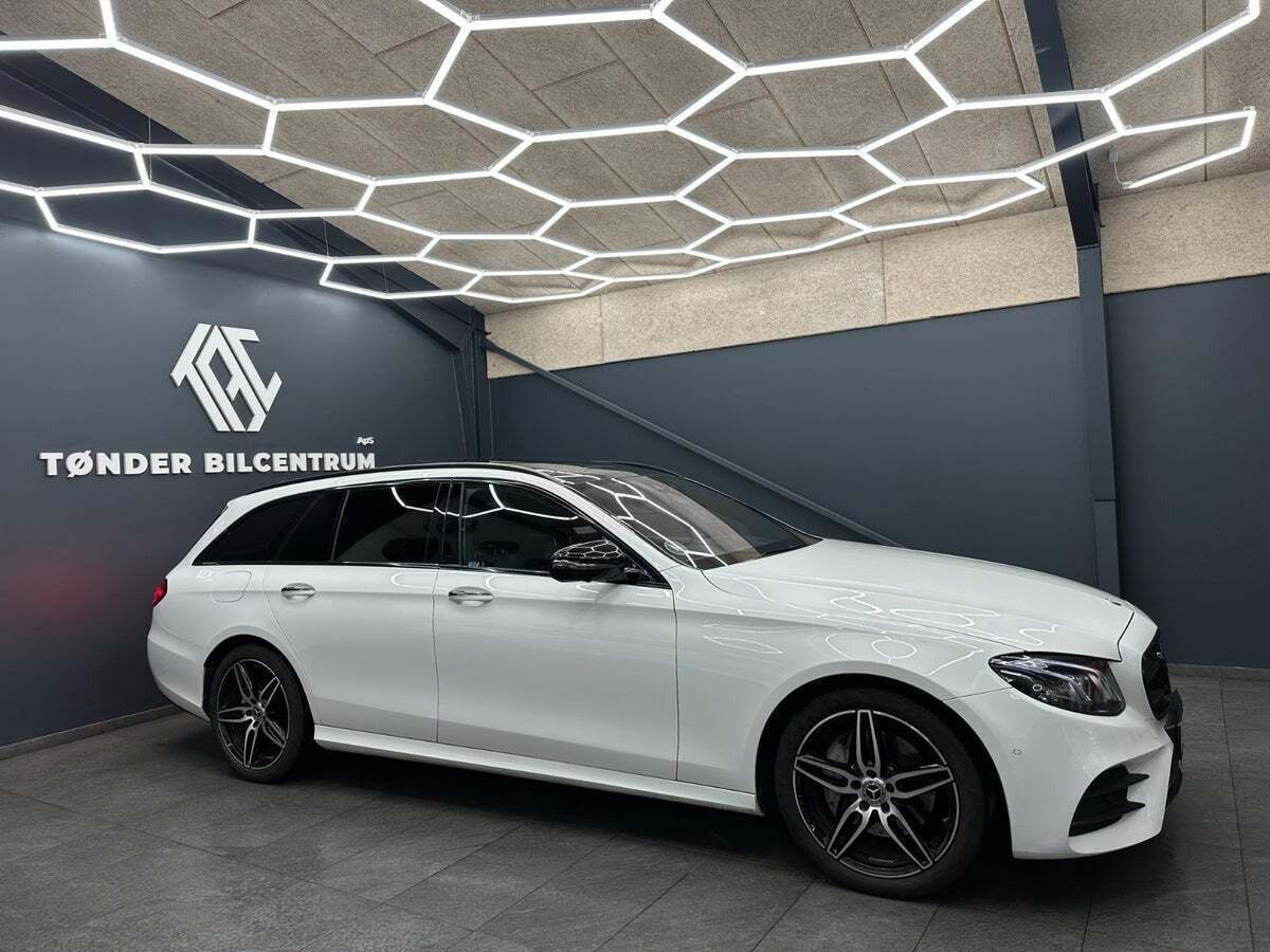 Hvid Mercedes E220 d fra 2018