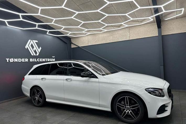 Hvid Mercedes E220 d fra 2018
