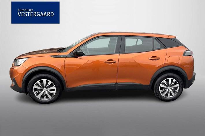 Orange Peugeot e-2008 fra 2022