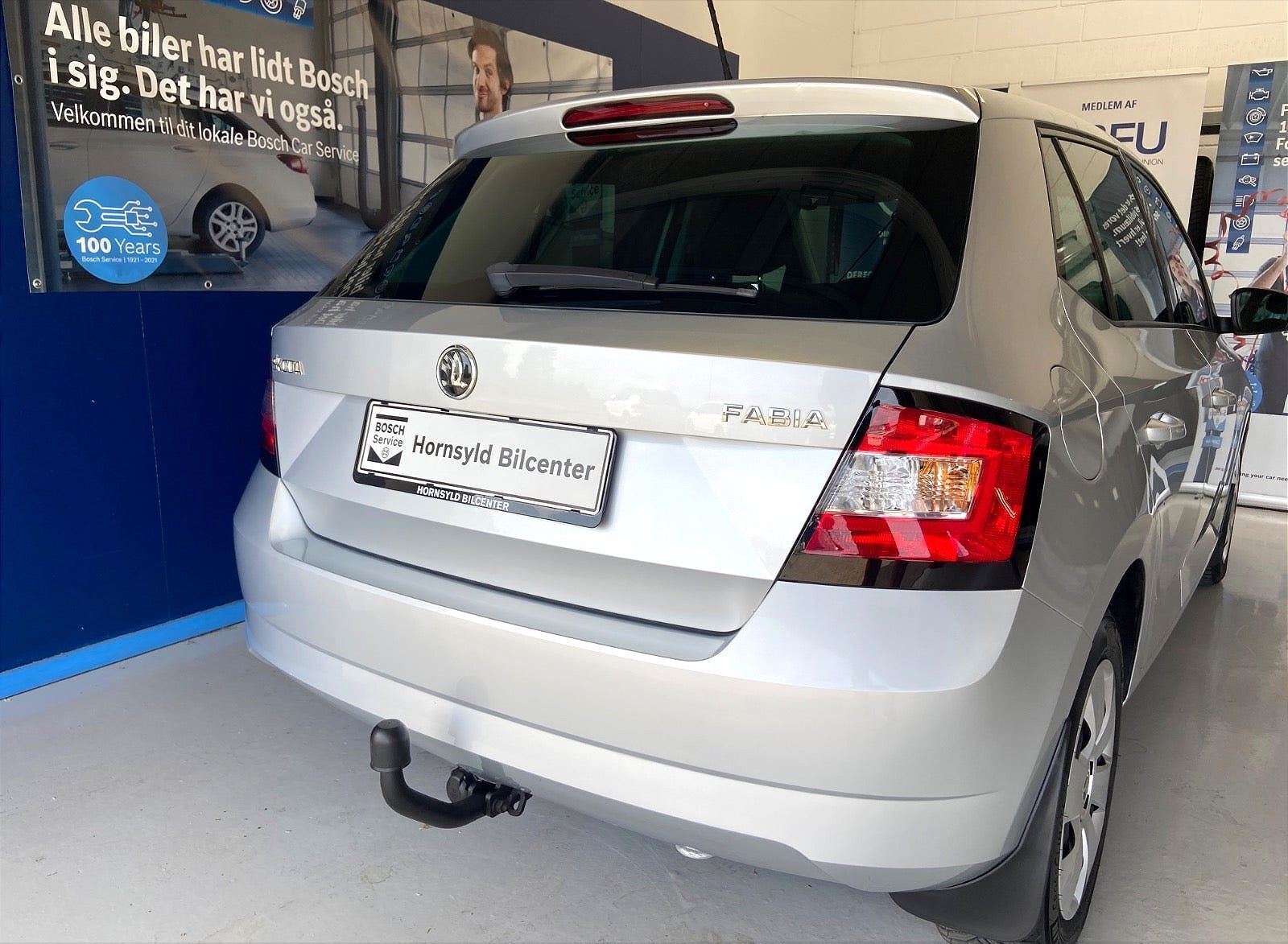 Sølv Skoda Fabia fra 2015