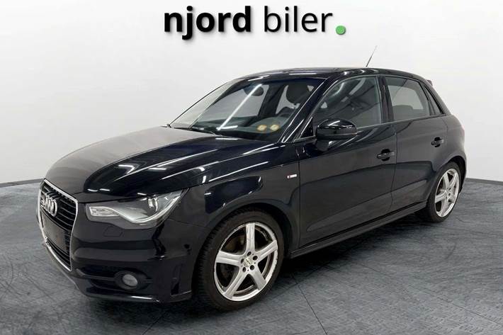 Sort Audi A1 fra 2014