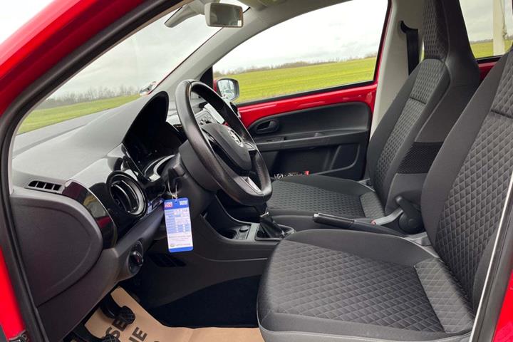 Rød Skoda Citigo fra 2016