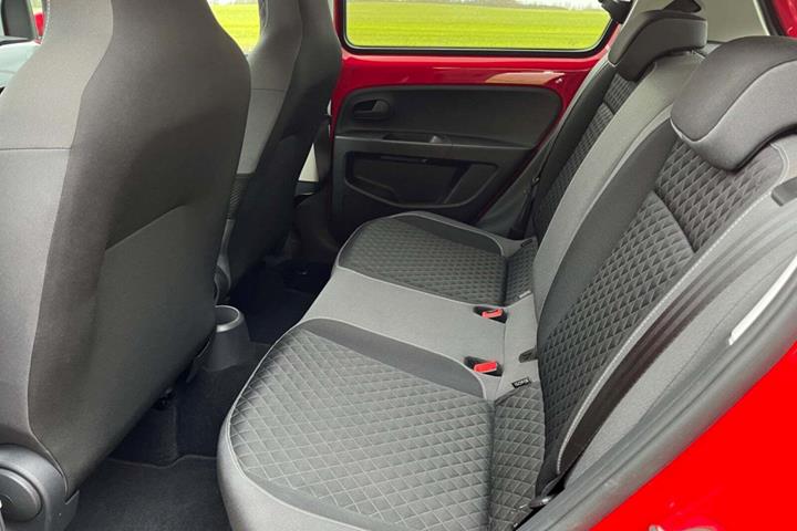 Rød Skoda Citigo fra 2016