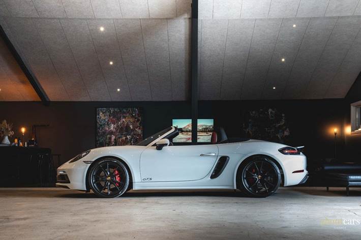 Hvid Porsche 718 Boxster GTS fra 2019