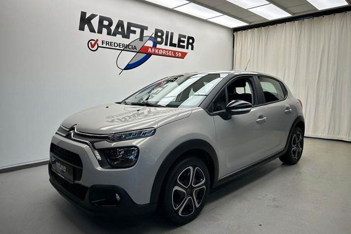 Beige Citroën C3 fra 2021 set udefra