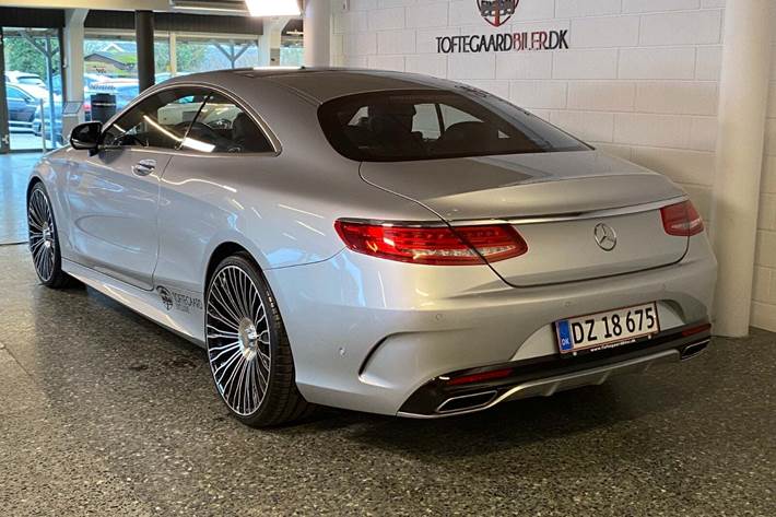 Sølv Mercedes S500 fra 2014