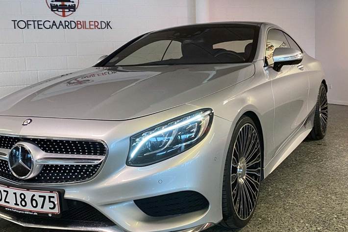 Sølv Mercedes S500 fra 2014