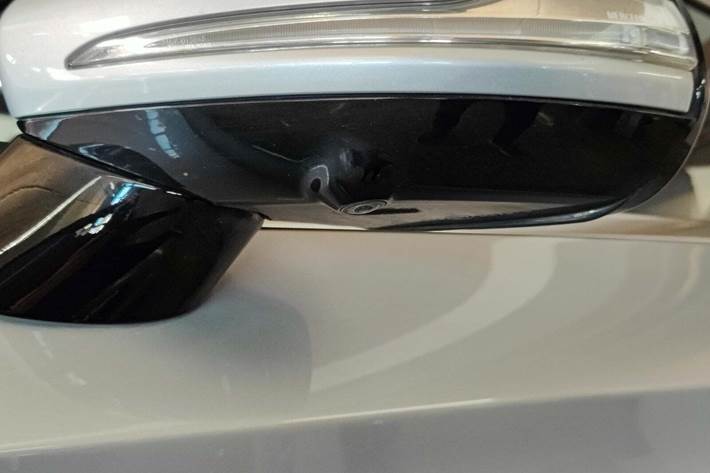 Sølv Mercedes S500 fra 2014