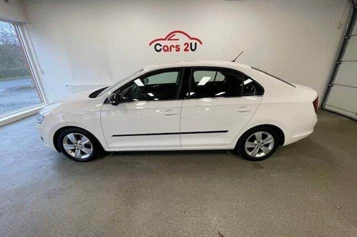 Hvid Skoda Rapid fra 2019