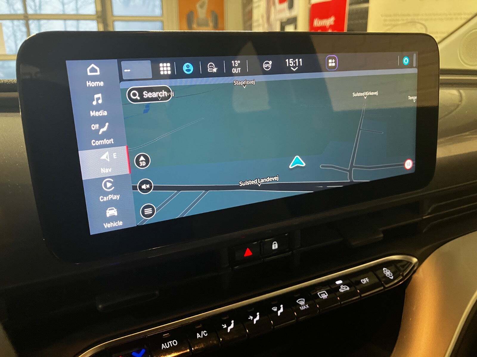 Grå Fiat 500e fra 2022