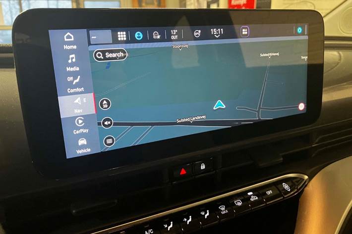 Grå Fiat 500e fra 2022