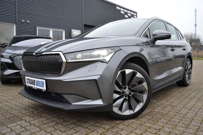 Grå Skoda Enyaq fra 2022