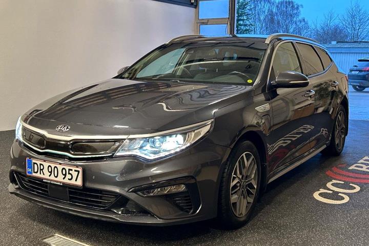 Grå Kia Optima fra 2020